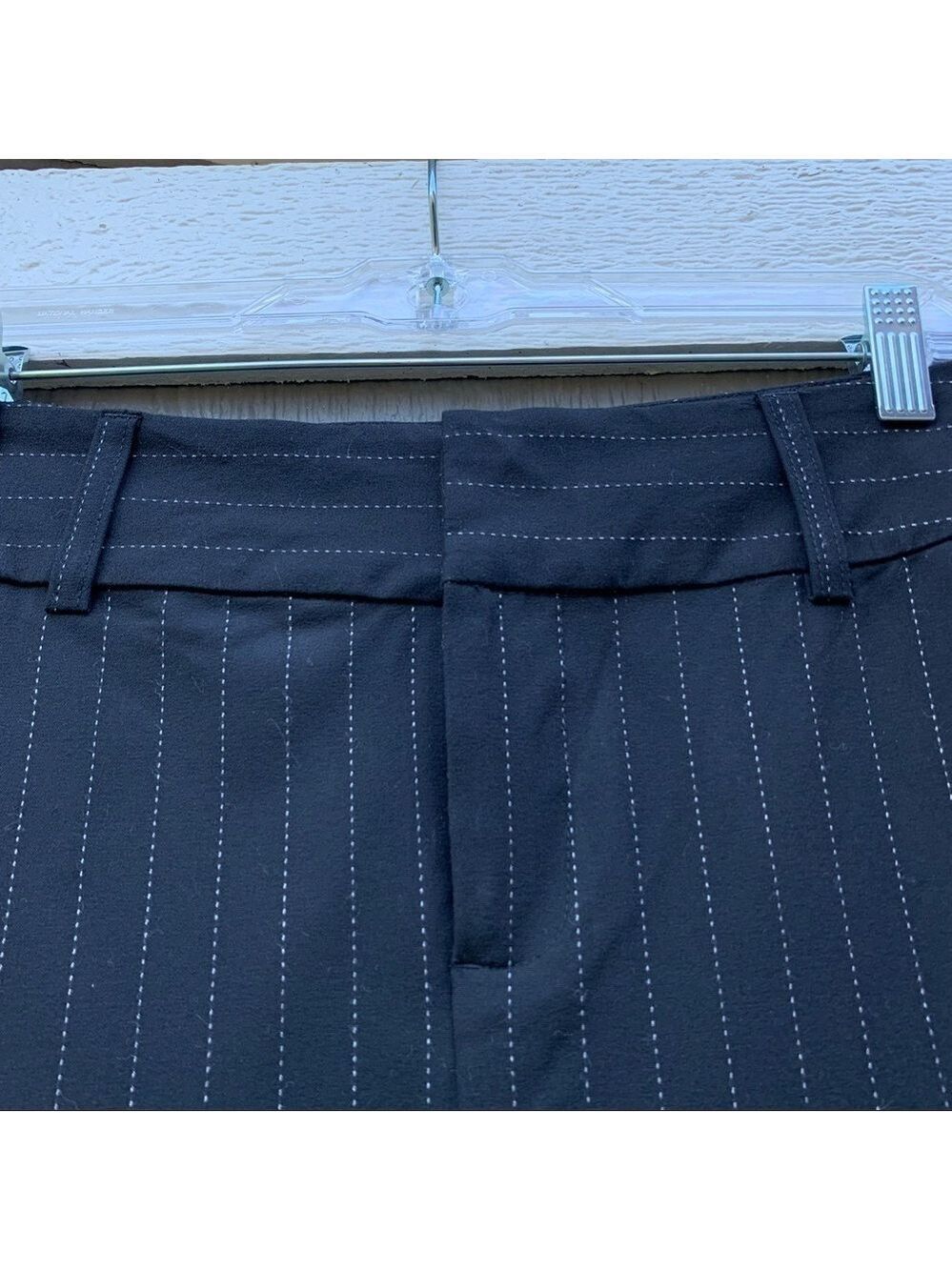 OLD NAVY pencil skirt black pinstripe new without tag classic minimalist neutral